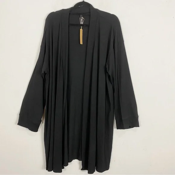 SKIMS Soft Lounge Robe Black Size 3X - Picture 4 of 8